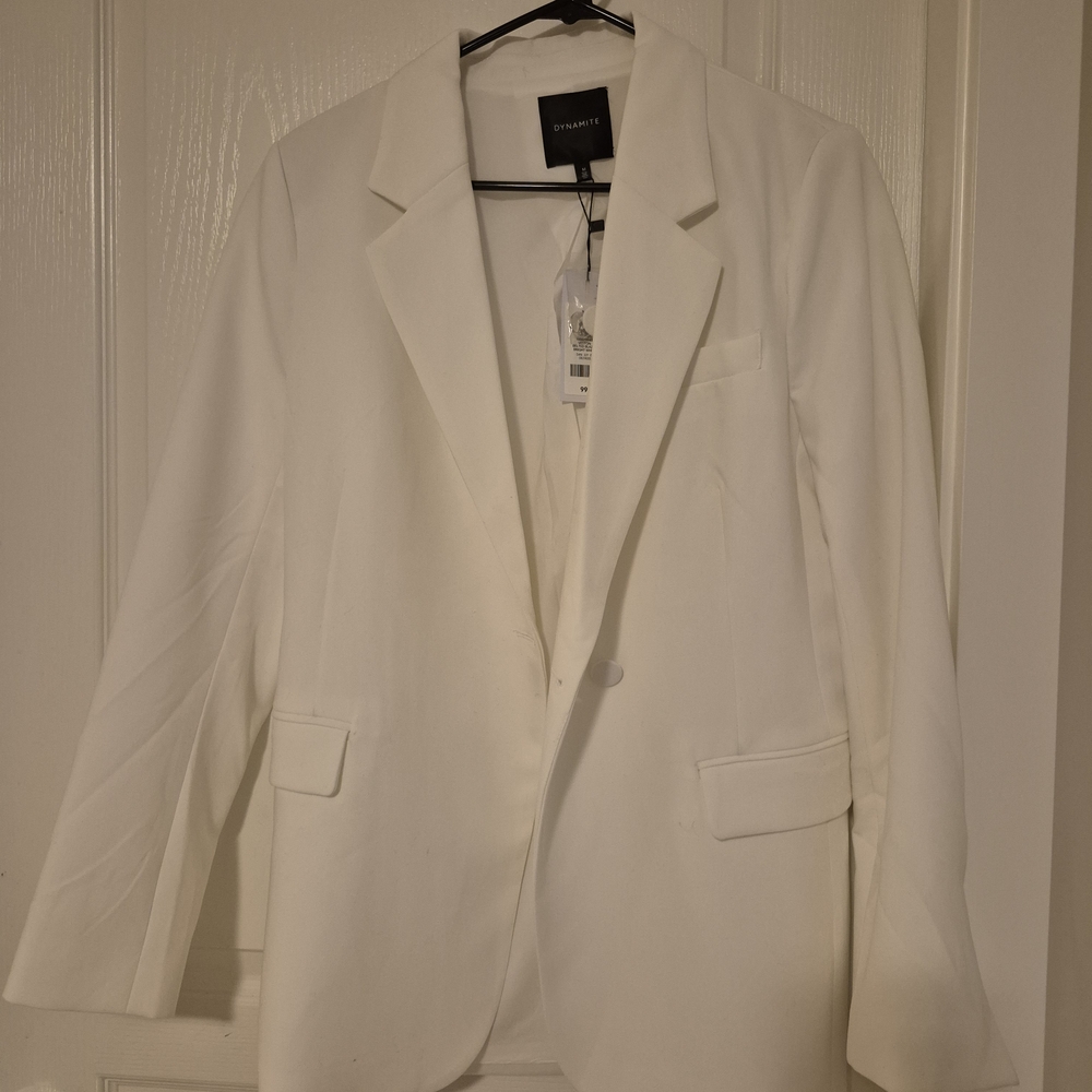 Dynamite Women's White Blazer